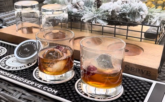 Smoked Sage Cranberry Old Fashioned