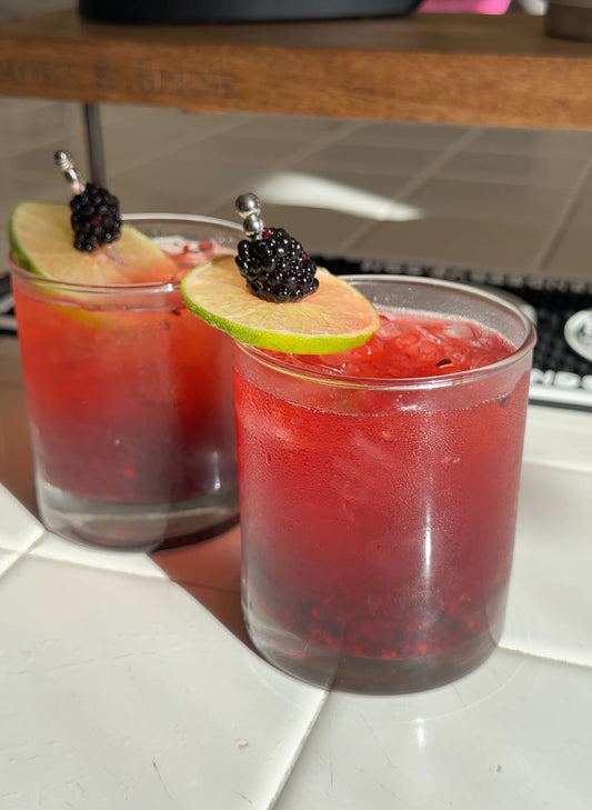 Smoked Blackberry Mezcalitas!